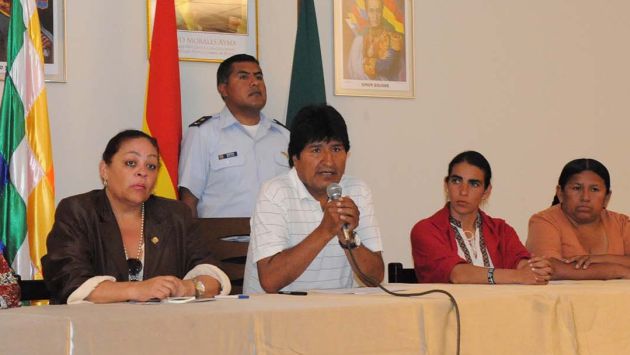 Morales preparará una demanda contra EEUU ante instancias internacionales. (Reynaldo Zaconeta/ABI)