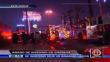 Surquillo: Incendio en local de empresa de gaseosas deja un herido