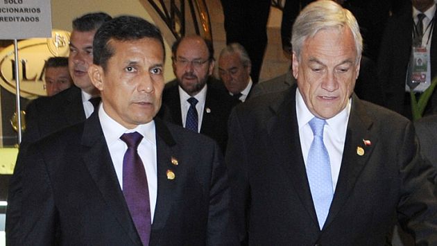 Humala y Piñera se encontrarán en Estados Unidos. (Difusión)