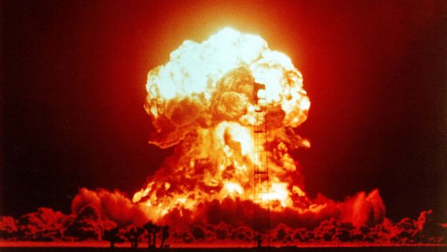 Explosión de una bomba atómica. (Internet)