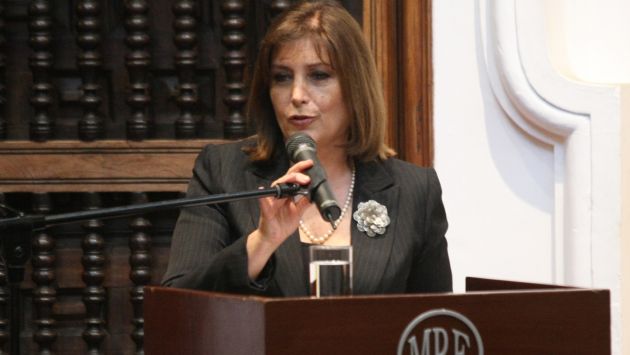 Canciller Eda Rivas. (Luis Gonzales)