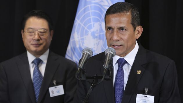 Humala participará este martes en Asamblea General de la ONU. (AP)