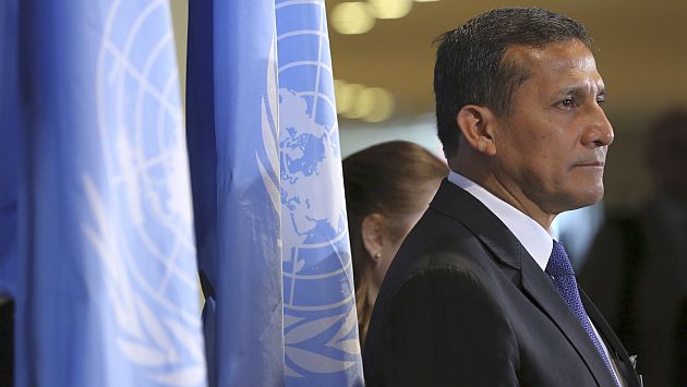Ollanta Humala participa en la Asamblea de la ONU en Nueva York. (AP)