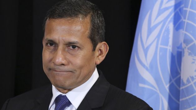Ollanta Humala en la sede de la ONU. (AP)