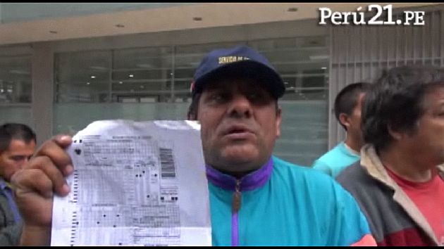 Conductores se quejaron de fotopapeletas. (Perú21)