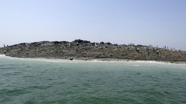Ha sido bautizada como Zalzala Yazira o isla del terremoto. (AP)