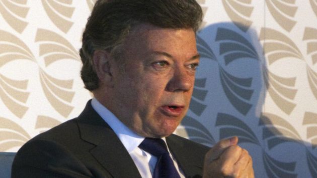 Juan Manuel Santos durante reunión de la Alianza del Pacífico. (EFE)