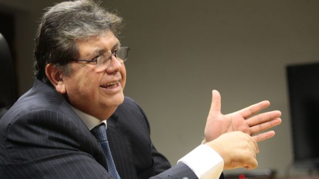 Un fallo judicial anuló la investigación a Alan García en el trabajo. (Perú21)