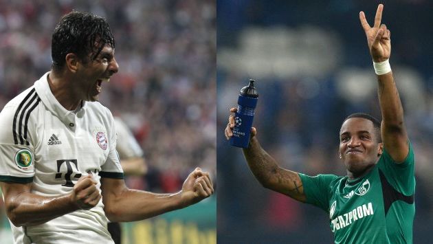 CON LA MECHA PRENDIDA. Pizarro y Farfán brillaron en Alemania al convertir para sus equipos. (Reuters/AFP)