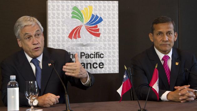 Humala participa junto a presidentes de Chile, México y Colombia en evento de la Alianza del Pacífico. (EFE)