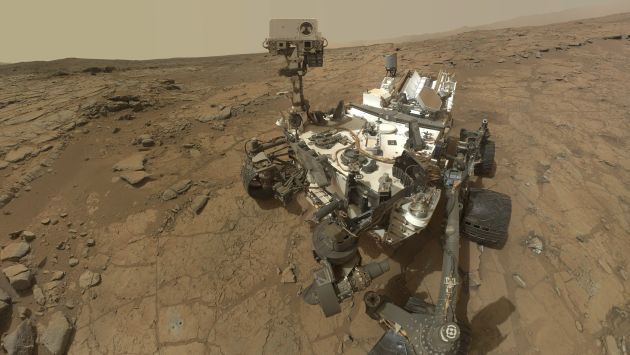 Robot también analizó rocas del suelo marciano. (EFE)