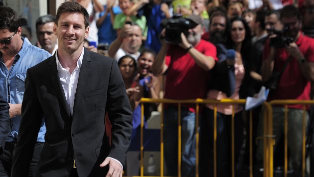 Messi se ve con la justicia. (AFP)