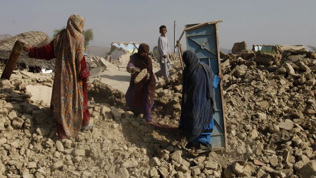 La tierra no deja de moverse en Baluchistán. (AP)