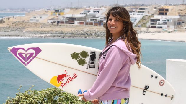 Sofía Mulanovich se encuentra en el puesto 17 del circuito mundial del surf. (Trome)
