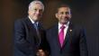 Humala y Piñera tratan agenda post-La Haya