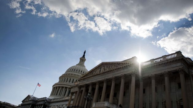 CIERRE TEMPORAL. Congreso está dividido y afectará la economía. (AFP)