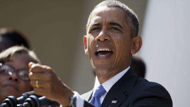 Barack Obama en declaraciones hoy en la Casa Blanca. (AP)