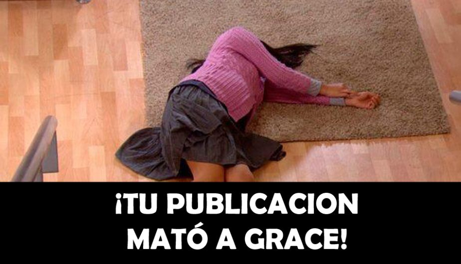‘Grace’ (Mayra Couto) cayó de unas escaleras tras discutir con ‘Nicolás’ (Andrés Wiese). (Internet)