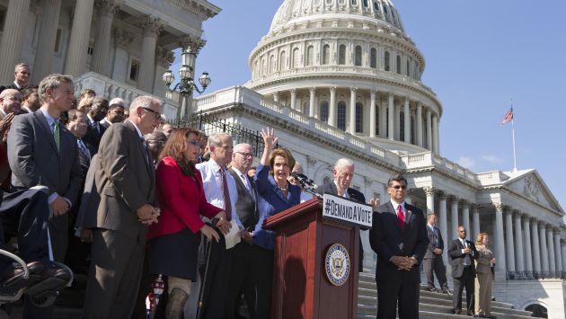 INTRANSIGENCIA. Bloque demócrata en el Congreso no logra ningún acercamiento con republicanos. (AP)