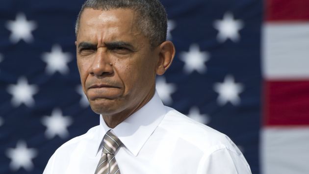 Barack Obama durante acto hoy en las afueras de Washington DC. (AFP)