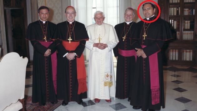 FALTÓ A SU VOTO DE CASTIDAD. Fue nombrado obispo castrense por Benedicto XVI en 2012. Estuvo en el cargo 9 meses. (Difusión)