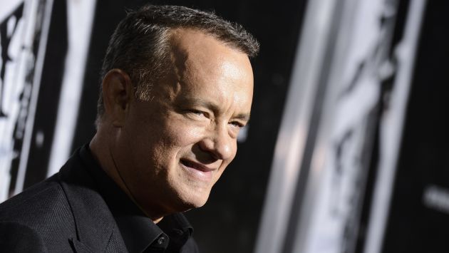 Tom Hanks en avant premiere de la película Captain Phillips. (AP)