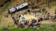 Sutran evaluará responsabilidad por accidente de bus en Huancavelica