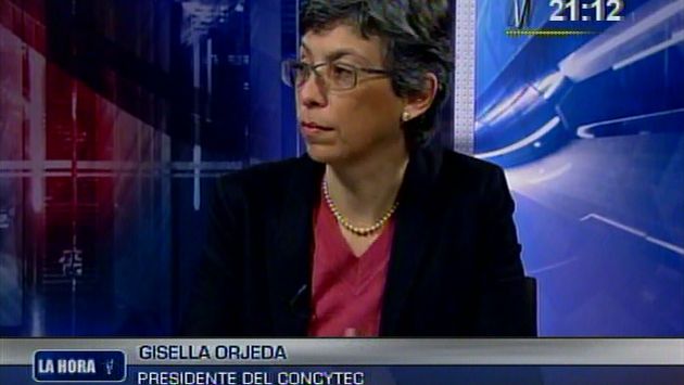 Gisella Orjeda fue entrevistada anoche en Canal N. (Captura de video de Canal N)