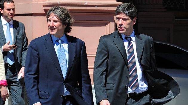 El vicepresidente argentino Amado Boudou recibió el respaldo de Juan Manuel Abal Medina. (AFP)
