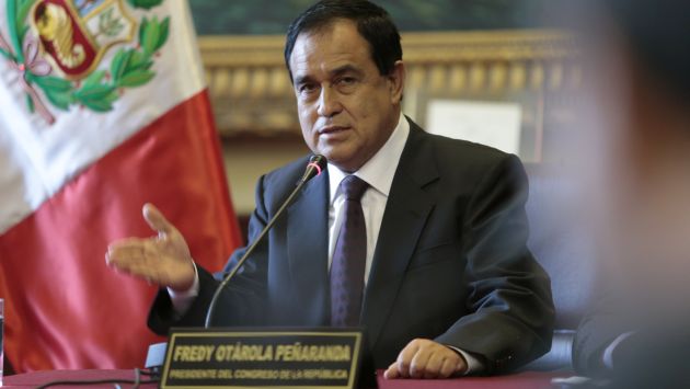 Fredy Otárola destaca rapidez con que se actuó en el caso Urtecho. (Perú21)