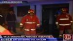 Una vela encendida ocasionó el incendio. (América TV)