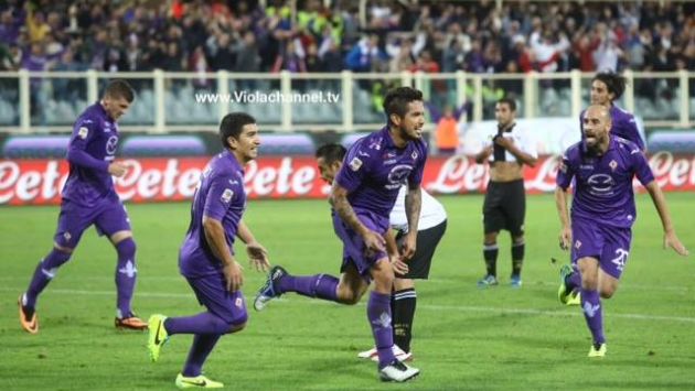 Juan Vargas anotó un tanto en la liga italiana. (Facebook de la Fiorentina)