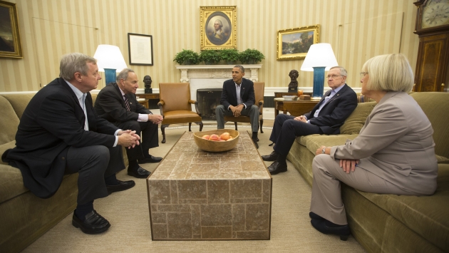 TENSA ESPERA. Presidente Obama no se reunió con senadores para darles más tiempo para negociar. (Reuters)