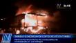Tumbes: Pánico por incendio de bus que llevaba combustible de contrabando