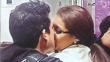 Christian Domínguez y Karla Tarazona, ampayados besándose