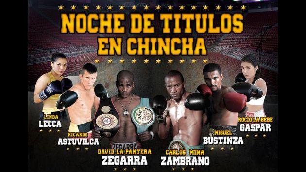 Lo mejor del box peruano en Chincha. (Difusión)