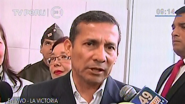 Humala se pronunció sobre el fallo de La Parada. (Canal N)