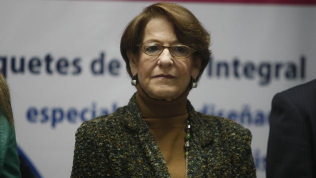 Susana Villarán parece no inmutarse ante los índices de desaprobación a su gestión. (Perú21)