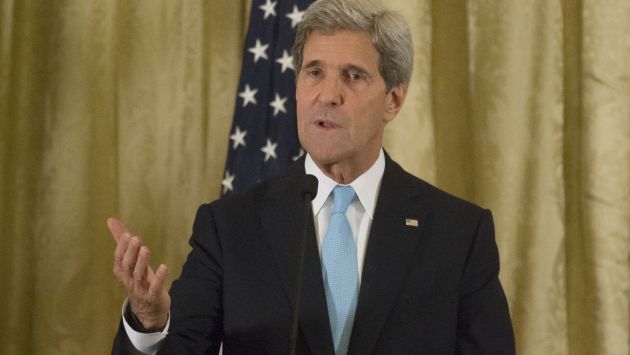 Kerry dijo que EEUU continuará en las negociaciones de paz en Siria. (AP)