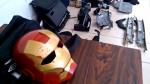 Delincuente con máscara de ‘Iron Man’ robaba autopartes. (Captura América TV)