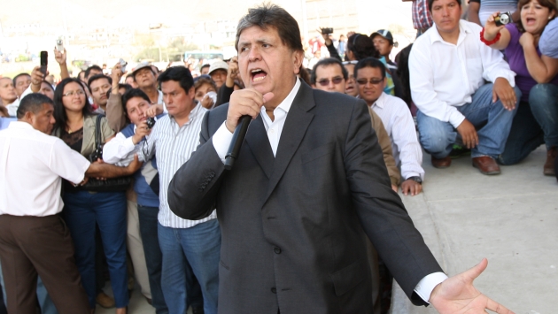 REFORMULEN CITACIÓN. Su abogado sostiene que García quiere responder a la ‘megacomisión’. (Perú21)