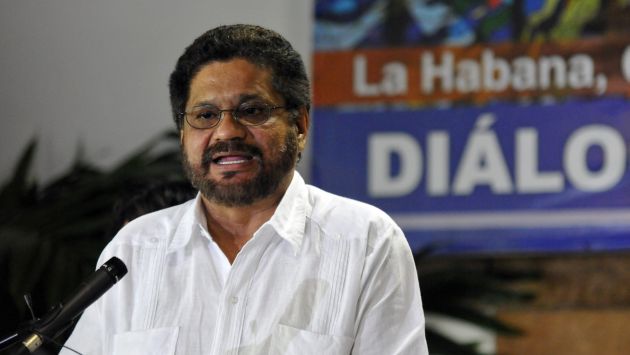 Iván Márquez, uno de los líderes de las FARC, leyó un comunicado este domingo. (EFE)