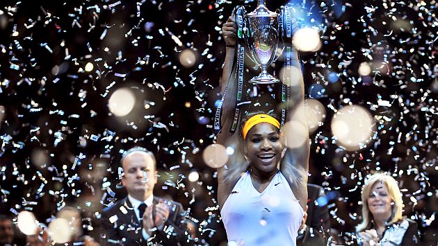 Serena Williams se llevó el Masters. (AFP)