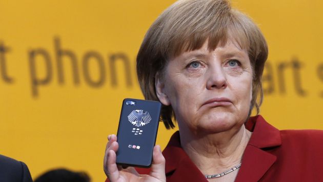 La canciller alemana Angela Merkel tampoco se salvó de las escuchas. (Reuters)