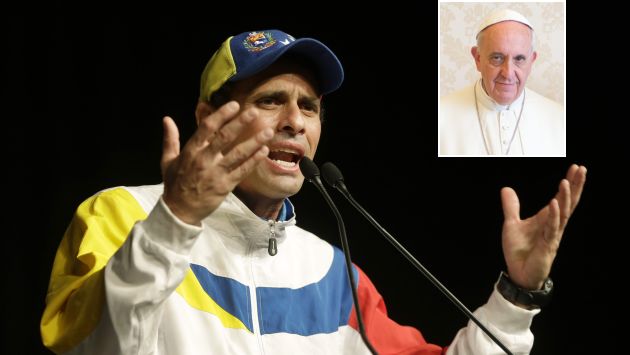 Henrique Capriles llevará al Vaticano carta de ciudadanos venezolanos. (AP)