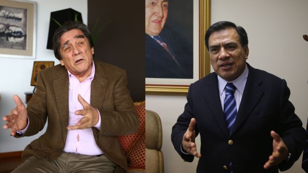 Luis Thais y Javier Velásquez Quesquén expresaron las posiciones de Perú Posible y Partido Aprista. (Perú21)