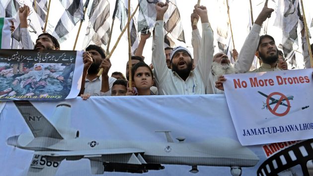 Ataques con aviones no tripulados generan cada vez más voces críticas dentro de Pakistán. (AFP)
