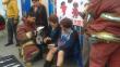 La Victoria: Ocho heridos tras choque de bus con berma central