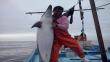 Denuncian a hombre que cazó un delfín y publicó foto en Facebook