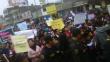 Escolares bloquean salida de buses en estación Naranjal del Metropolitano